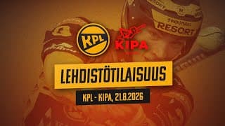 Lehdistötilaisuus 1. puolivälierä KPL - KiPa 21.8.2026