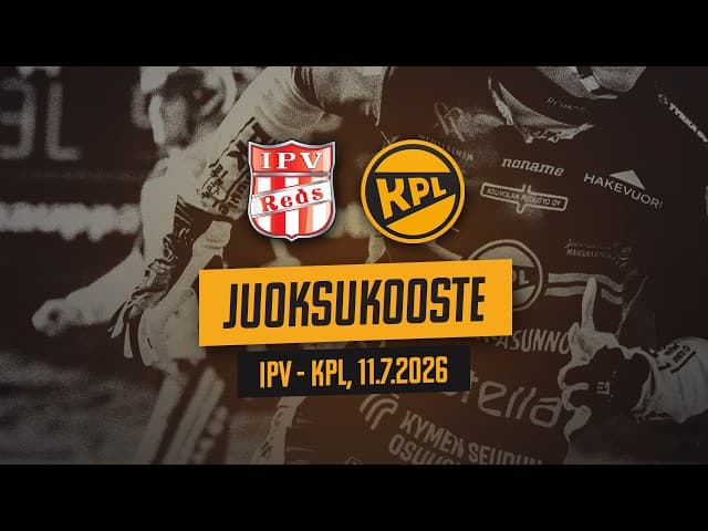 Arsedelin juoksukooste: IPV - KPL, 11.7.2026