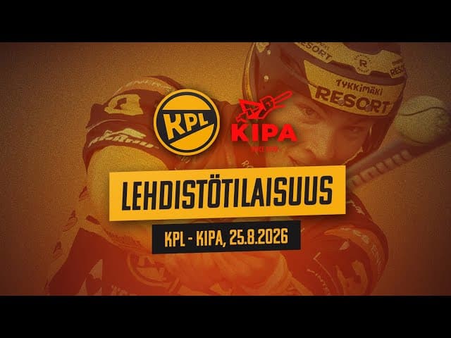 Lehdistötilaisuus 3. puolivälierä KPL - KiPa 25.8.2026