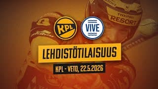 Lehdistötilaisuus KPL - ViVe 22.5.2026