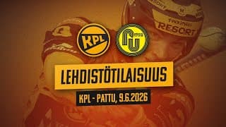 Lehdistötilaisuus KPL - PattU 9.6.2026