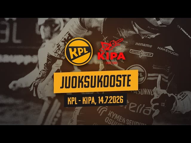 Arsedelin juoksukooste: KPL - KiPa, 14.7.2026