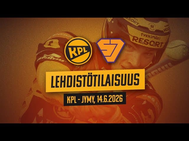 Lehdistötilaisuus KPL - Jymy 14.6.2026