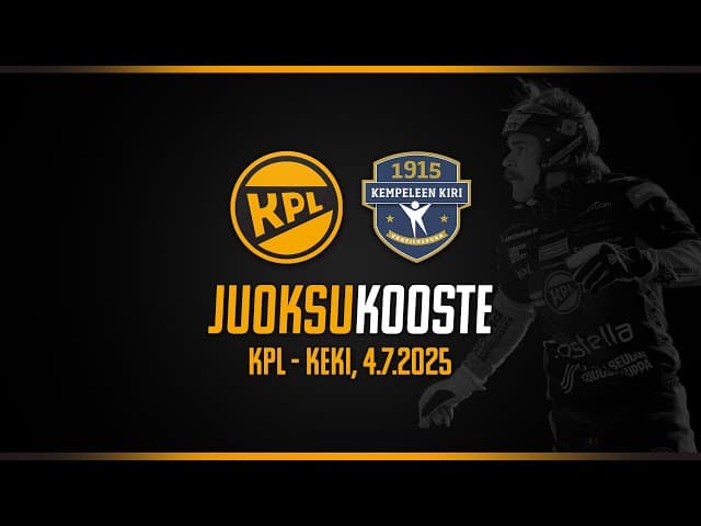 Arsedelin juoksukooste: KPL - KeKi, 4.7.2025