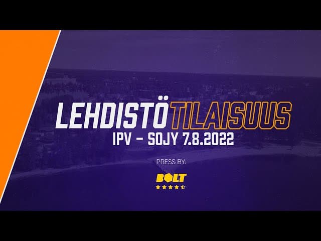 Lehdistötilaisuus: IPV - SoJy 7.8.2022