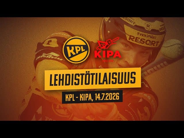 Lehdistötilaisuus KPL - KiPa 14.7.2026
