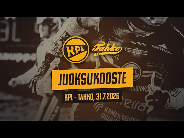Arsedelin juoksukooste: KPL - Tahko, 31.7.2026