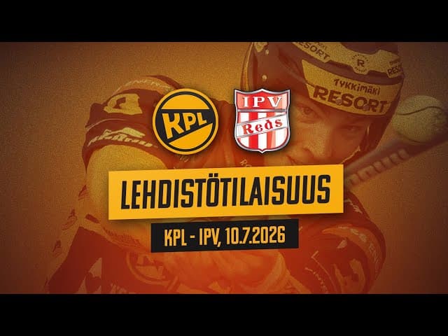 Lehdistötilaisuus KPL - IPV 10.7.2026