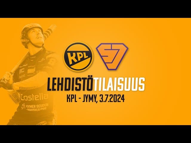Lehdistötilaisuus KPL - Jymy 3.7.2024