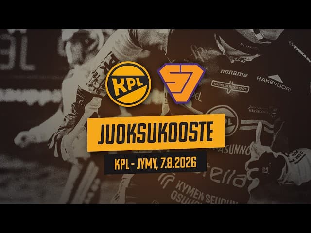 Arsedelin juoksukooste: KPL - Jymy, 7.8.2026