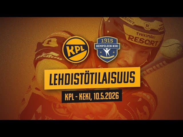 Lehdistötilaisuus KPL - KeKi 10.5.2026