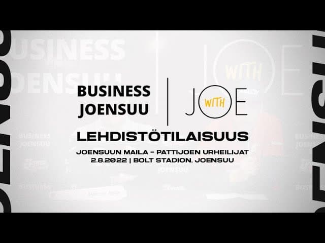 Business Joensuu lehdistötilaisuus: Joensuun Maila – Pattijoen Urheilijat 2.8.2022