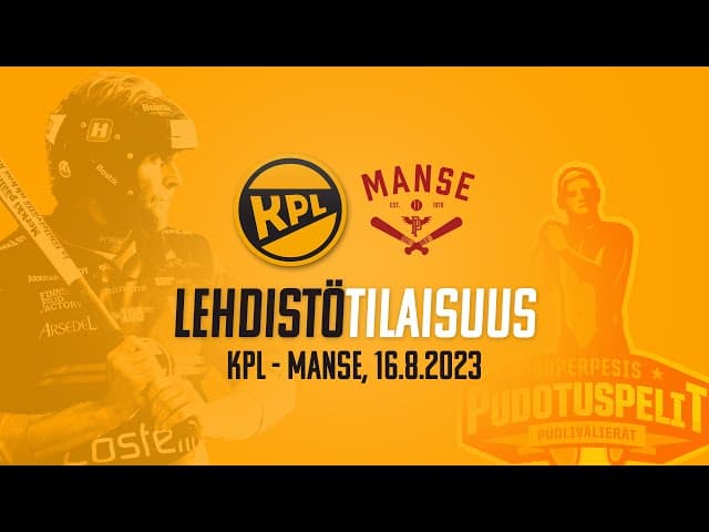 Lehdistötilaisuus ke 16.8.2023 KPL - Manse PP