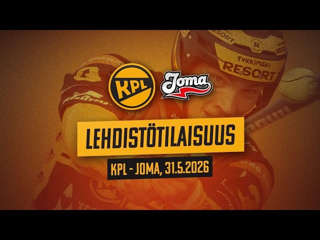 Lehdistötilaisuus KPL - JoMa 31.5.2026