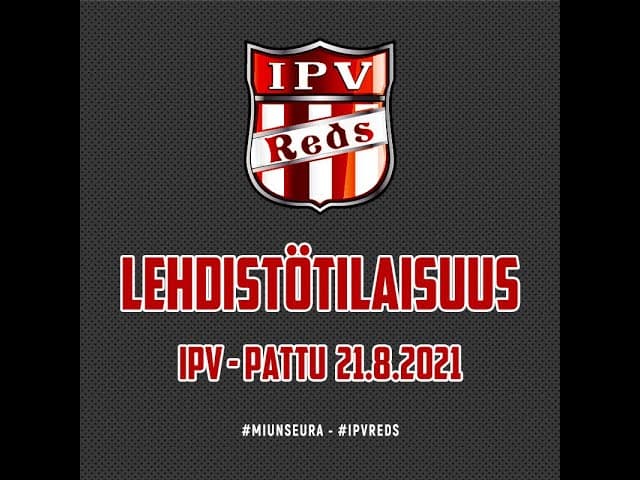 IPV-PATTU lehdistötilaisuus 21.8.2021