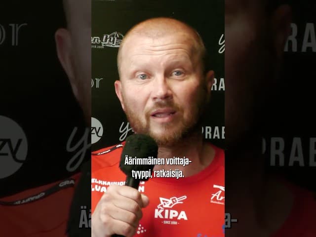 Sami Partanen intoutui pitämään Roope Korhosesta kauniin puheen! #pesis #superpesis