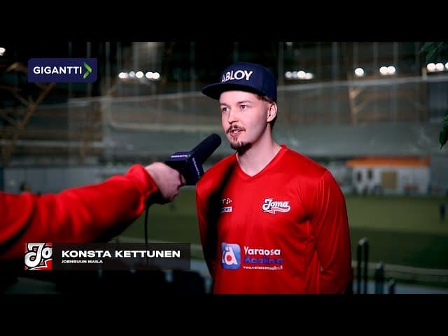 JOMA TV: "Hienoa päästä pelaamaan meillä täällä pari vuotta pelannutta Elmeri Lietoa vastaan!"