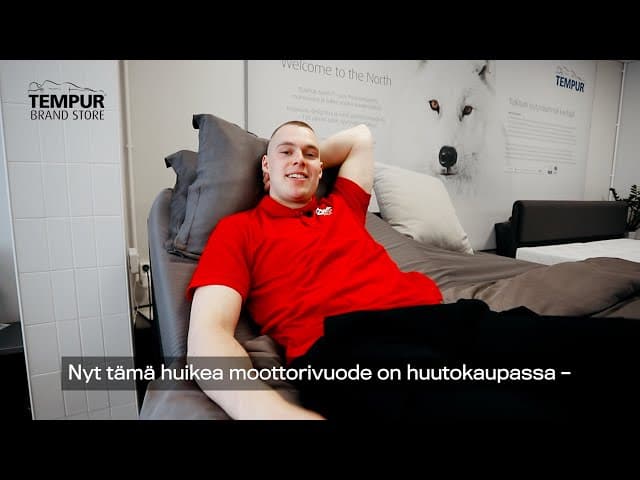 "Tempur pitää huolen, että mun ranka on oikeassa asennossa läpi yön"