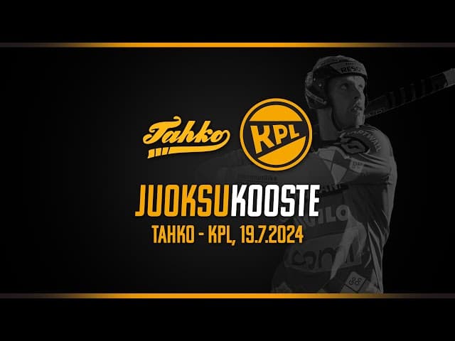 Arsedelin juoksukooste: Tahko - KPL, 19.7.2024