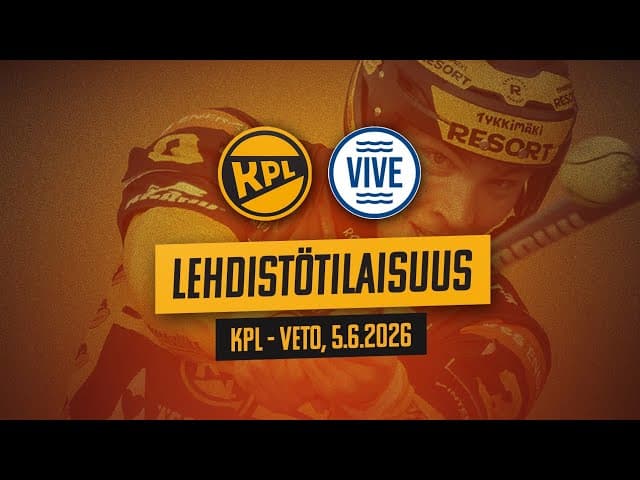 Lehdistötilaisuus KPL - ViVe 5.6.2026