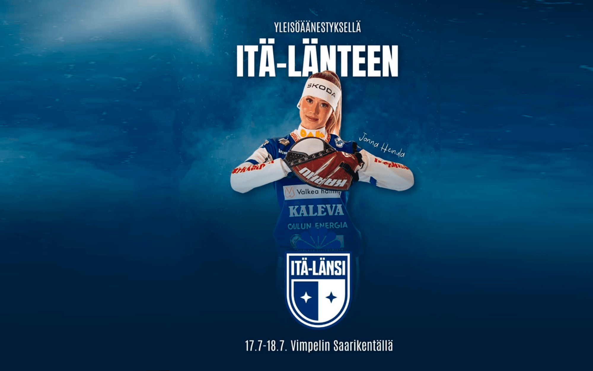 Jonna Heinula valittiin yleisön äänillä Itä-Länsi-otteluun